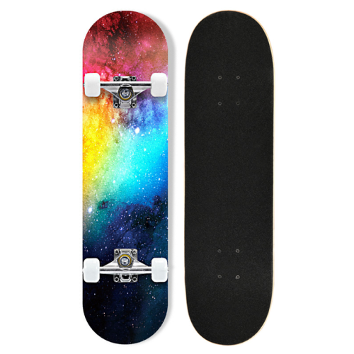 成人楓木入門級雙翹滑板 | 街頭花式滑板 - 星雲