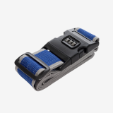 Mytrip 加厚防盜密碼鎖行李帶 - 灰藍色