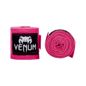VENUM 純棉拳擊紮手帶 4米款 Hand Wraps - 粉紅