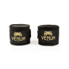 VENUM 純棉拳擊紮手帶 4米款 Hand Wraps - 黑金色
