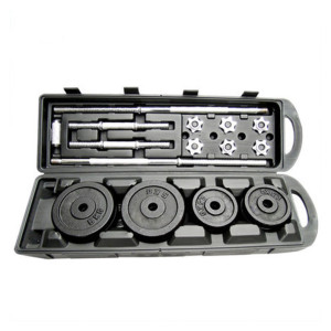 50KG 組合式可調節電鍍啞鈴杠鈴 - 烤漆款