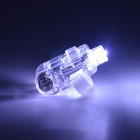 LED 高亮手指燈 - 白色 (100個裝)| 派對手指發光燈