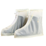 加厚防水防雨鞋套 - L碼 - 米色