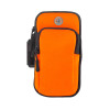 6寸拉鏈款運動手機臂袋 | 跑步專用防汗臂包 - 橙色