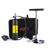 Puffer 1L 水下呼吸器潛水樽套裝  | 迷你充氣潛水裝備 可充氣循環使用氧氣樽 | 帶手動充氣泵及收納袋