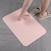 雲石紋硅藻土吸水地墊 - 粉紅色 | 浴室吸水防滑地毯 40x30cm