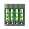GP B421 綠再每日充USB 電池充電器連AA電池套裝 (4粒ReCyko鎳氫充電池 2000mAh) | 香港行貨