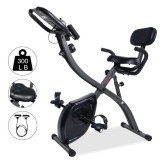 折疊磁控健身單車機 | 家用動感摺疊式健身腳踏車 - 黑色