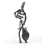 折疊磁控健身單車機 | 家用動感摺疊式健身腳踏車 - 黑色