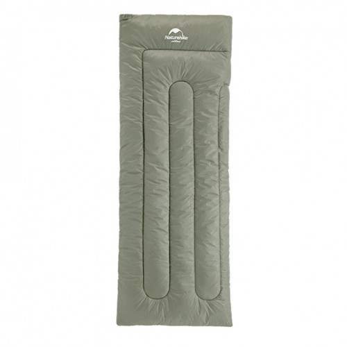 Naturehike 升級版H150舒適透氣便攜式信封睡袋加大款 (NH19S015-D) - 煙灰綠