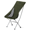 Naturehike YL06 超輕戶外鋁合金摺疊月亮椅 (NH18Y060-Z) | 便攜靠背耐磨摺疊椅  附收納包  - 綠色