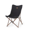 Naturehike 戶外便攜式可拆卸蝴蝶椅 (NH19Y001-Z) | 摺疊月亮椅釣魚椅  - 黑色胡桃木