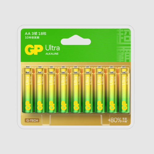 GP Ultra AA款特強超霸鹼性電池(20粒裝) 18+2粒