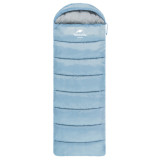 Naturehike U250S 全開式戶外保暖睡袋 (NH20MSD07) -3℃〜0℃ | 可攤開當棉被睡墊  - 藍色