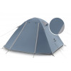 NatureHike P3戶外輕型3人鋁桿露營帳篷 (NH18Z033-P) |Professional P系列帳幕 | 雙層內外帳設計 - 風暴藍