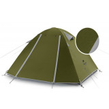NatureHike P3戶外輕型3人鋁桿露營帳篷 (NH18Z033-P) |Professional P系列帳幕 | 雙層內外帳設計 - 墨綠