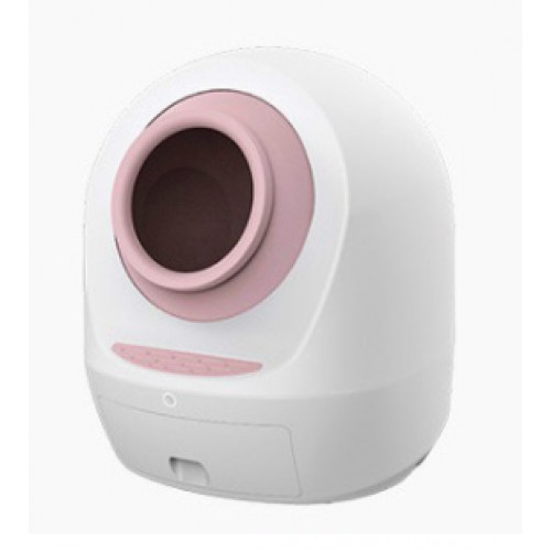 MEET 2代智能全自動清潔貓砂盆 | Wifi APP遠程控制 | 智能自動鏟屎機 | 電動智能貓廁所 - 粉紅色