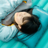 NatureHike 戶外自動充氣枕頭 (NH17A001-L) | 辦公室午休睡枕 旅遊露營舒適靠枕 - 藍色