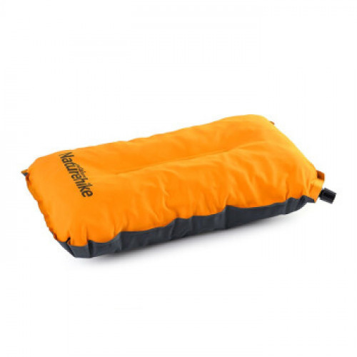 NatureHike 戶外自動充氣枕頭 (NH17A001-L) | 辦公室午休睡枕 旅遊露營舒適靠枕 - 橙色