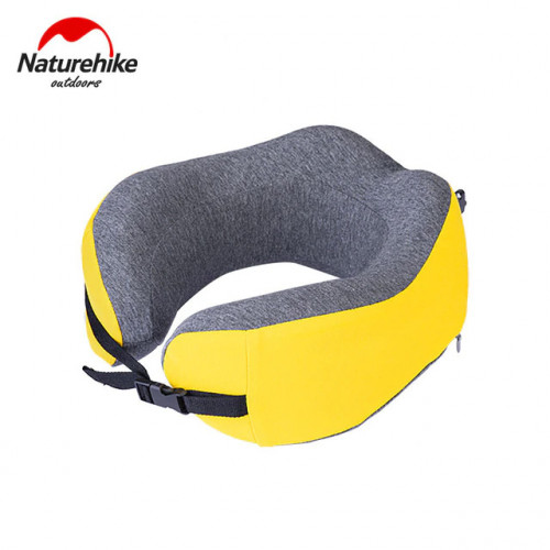 NatureHike 記憶棉護脖頸枕 (NH20ZT001) | 便攜午休飛機U型枕睡覺神器 - 黃色