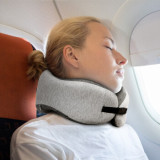 NatureHike 記憶棉護脖頸枕 (NH20ZT001) | 便攜午休飛機U型枕睡覺神器 - 黃色