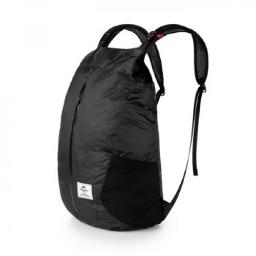 NatureHike DL05 25L戶外雙肩折疊背包 (NH18B510-B) | 超輕防水輕便旅行收納包 - 黑色