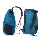 NatureHike DL05 25L戶外雙肩折疊背包 (NH18B510-B) | 超輕防水輕便旅行收納包 - 藍色