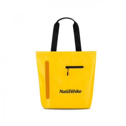 NatureHike 時尚單肩防水袋 (NH20FSB02) | 沙灘背包乾濕分離防水袋 游泳手機收納袋 - 黃色