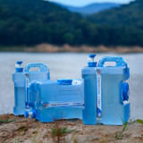 NatureHike 7.5L 戶外PC水桶連水龍頭 (NH20SJ019) | 塑料飲用儲水桶 可裝沸水 - 7.5L
