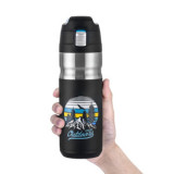NatureHike 500ml 不銹鋼保溫杯 (NH19SJ009) | 便攜式水壺 旅行運動水壺 - 極夜黑