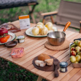 NatureHike 戶外蛋捲摺疊桌 (NH19JJ009) | 便攜式桌子露營實木燒烤野餐桌 - 大