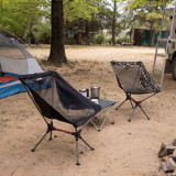 NatureHike Q9E 戶外摺疊月亮椅 (NH19JJ005) | 露營沙灘便攜釣魚椅 - 黑色