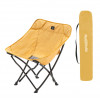 NatureHike YL04 戶外摺疊導演椅 (NH18X004-Y) | 便攜簡易沙灘露營寫生月亮椅 釣魚凳 - 黃色