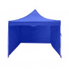戶外遮陽活動展覽摺疊帳篷 3x3m 帶三面圍布款 鐵架