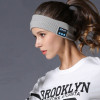 運動頭巾式無線藍牙耳機 | 可拆卸清洗 超方便運動健身頭巾耳筒 - 淺灰色