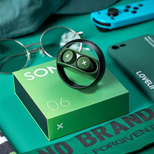 SONGX SX06 星環倉真無線藍牙耳機 | TWS入耳式運動耳機 SUPERBASS複合動圈 - 綠色