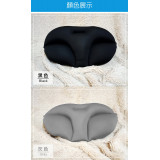 韓國熱銷頸椎支撐排汗透氣麻藥枕頭 | 800萬粒子棉無縫貼合 透氣排汗舒壓  - 藏青