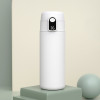 智能測溫不銹鋼保溫杯 520ml | 喝水水杯水壺 便捷直飲吸管 LED溫度顯示 - 白色