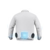 【降溫神器】MIDIAN 戶外工作防曬降溫風扇衣 - 灰色XL碼 | 對流風扇防曬風衣 空調冷凍衣 | 降溫長袖風褸 連電池可調風速 
