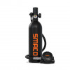 SMACO S400+ 1L 水下呼吸器潛水樽氣瓶  | 迷你充氣潛水裝備 可充氣循環使用氧氣樽 | 帶收納揹袋
