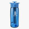 Lunatec 壓力噴射水樽 - 藍色 | 內置壓力裝置 | 3合1功能 | 沖涼 流水 噴霧 