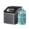 Hicon 2.2L小型商用極速製冰機 - 桶裝水款 | 一天25KG製冰量 | 不鎸鋼外殼 | 一鍵自動內部清洗 | 每次出24粒冰 - 三個月本地自攜保養