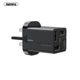 REMAX RP-U43 多功能4USB充電器 | USB手機充電插頭 | 手機充電器 - 黑色