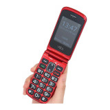 VOCA V330 長者翻蓋手機 - 紅色 | 聲大字大 | 助聽器按鍵 | 平安鐘 | 香港行貨代理一年保養