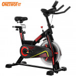 OneTwoFit OT124 15KG飛輪動感單車 行貨1年保養 運動健身 40磅 可調阻力 室內運動自行車 - 預訂產品