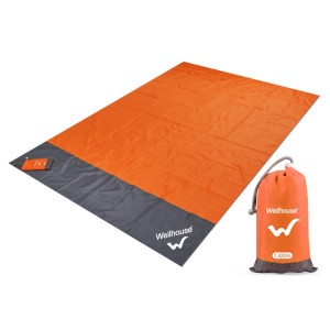 Wellhouse 4人戶外防潮沙灘墊 | 防水防潮 | 可摺疊 - 橙色