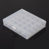 梭芯透明塑料收納盒子 (可收納25個)