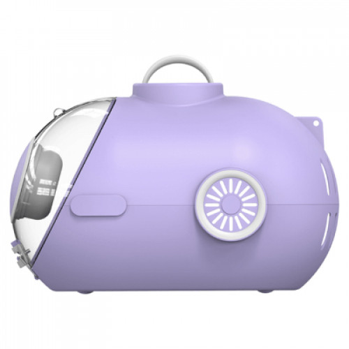AIWO 艾窩外出專用透氣太空艙寵物箱 - 紫色