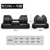 OneTwoFit OT282SE[32KG]可調節啞鈴 快速調節重量 運動健身 啞鈴 家用健身器材 佔地僅0.09㎡【代理直送】
