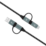 Momax One Link 4 in 1 USB A/ Type C 至 Micro USB/ Type C 連接線 (1.2M) DC12 | 香港行貨